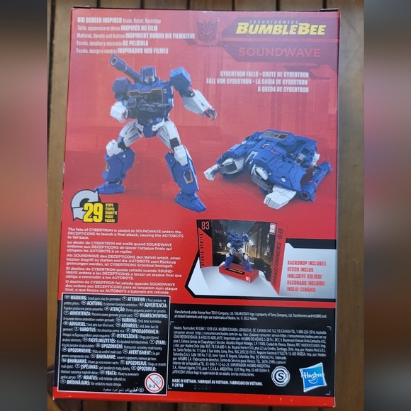 Transformers Bumble Bee Soundwave action figure - Picture 2 of 2